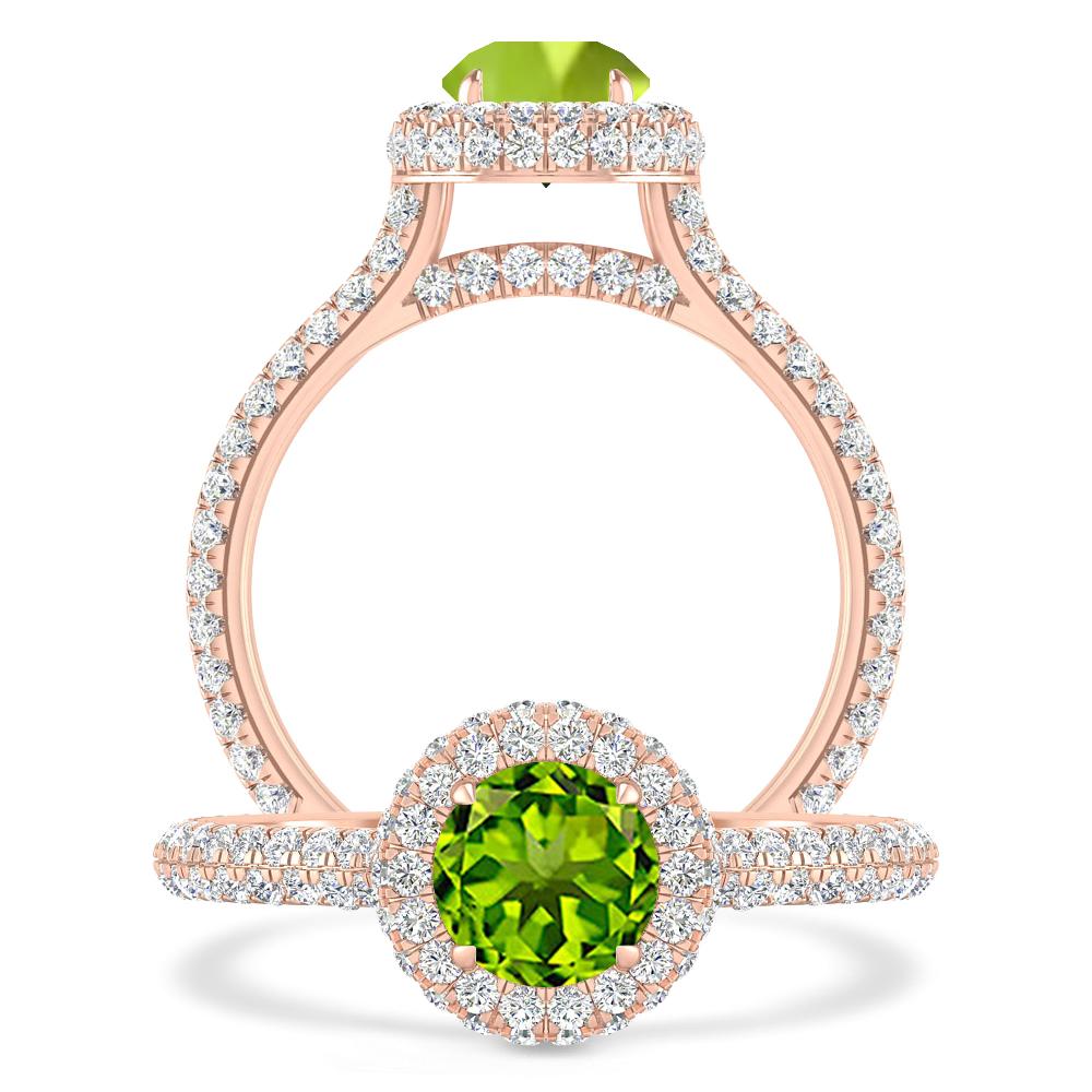 Rose Gold - Peridot