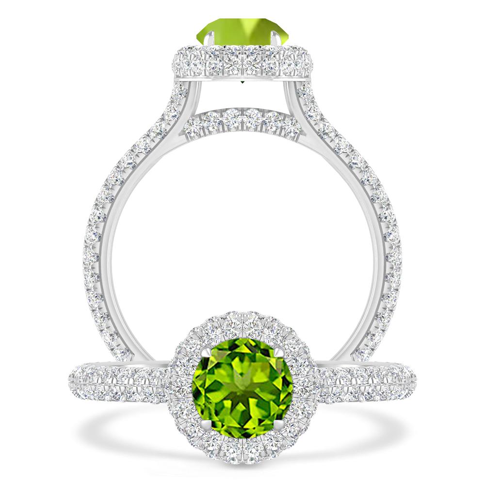 White Gold - Peridot