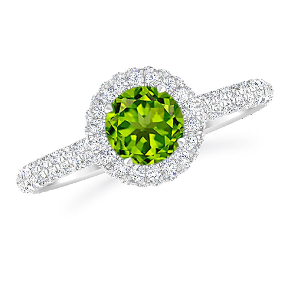 White Gold - Peridot