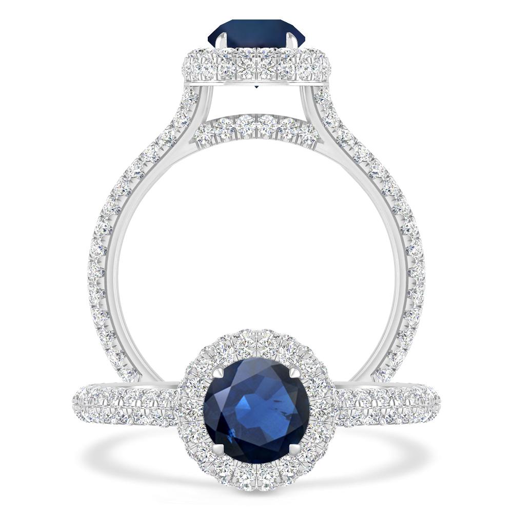 White Gold - Sapphire