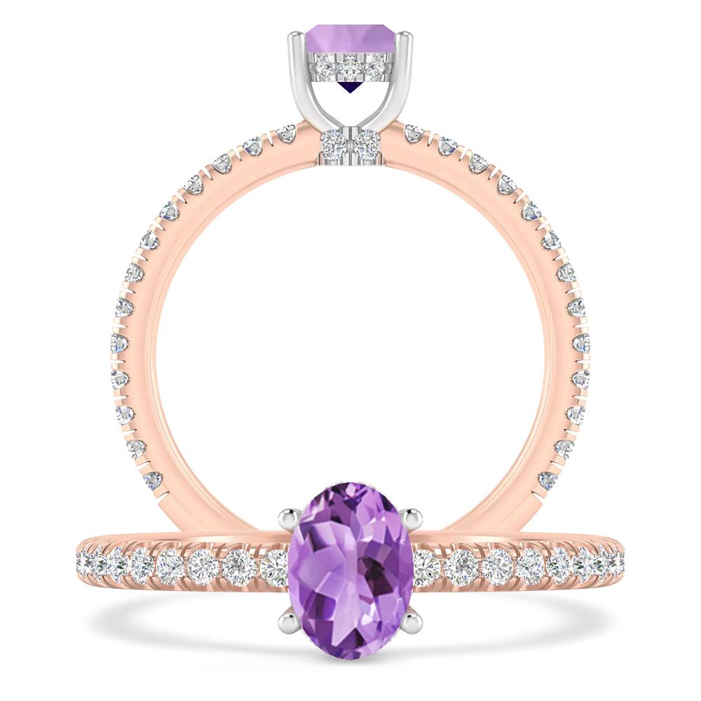 Rose Gold - Amethyst