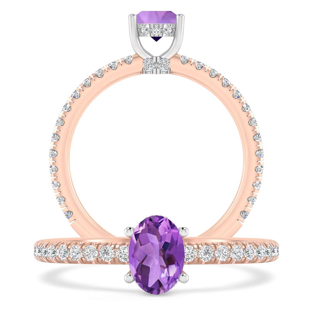 Rose Gold - Amethyst