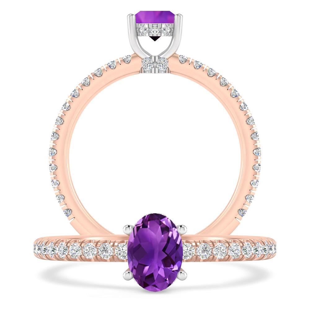 Rose Gold - Amethyst