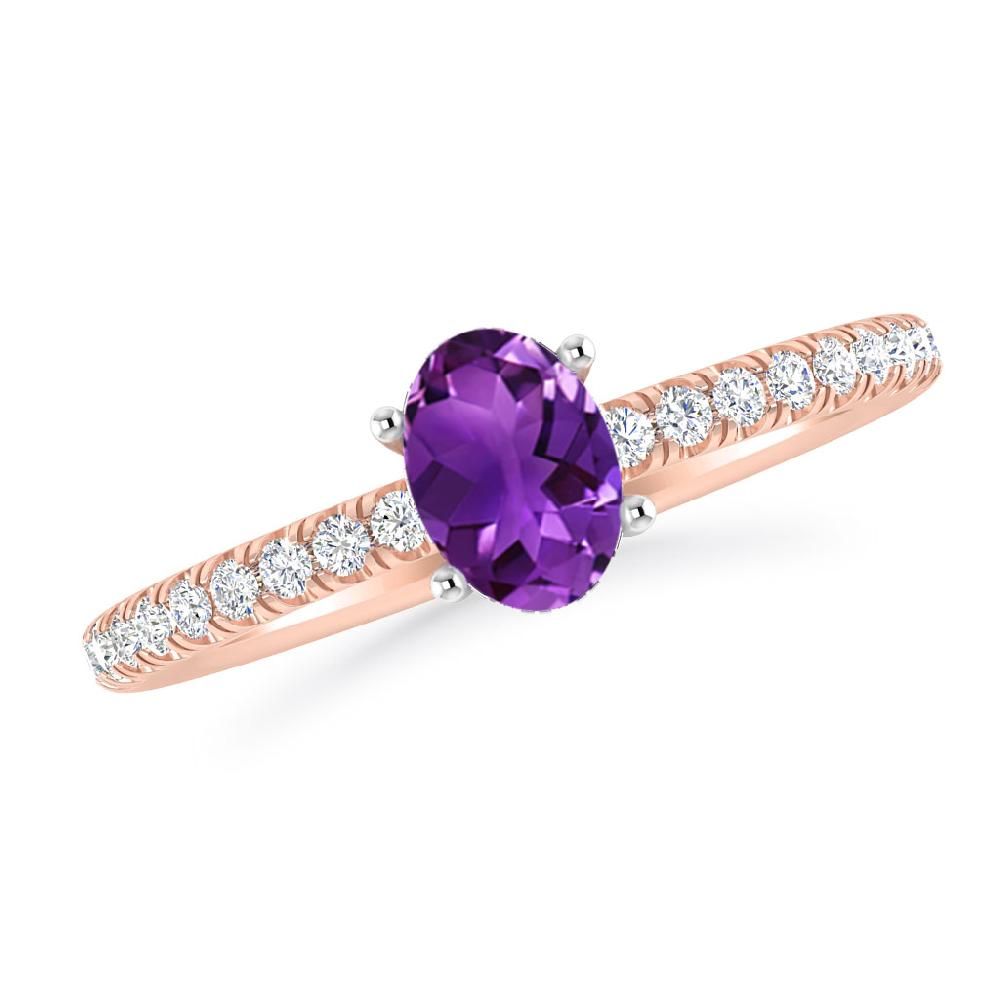 Rose Gold - Amethyst