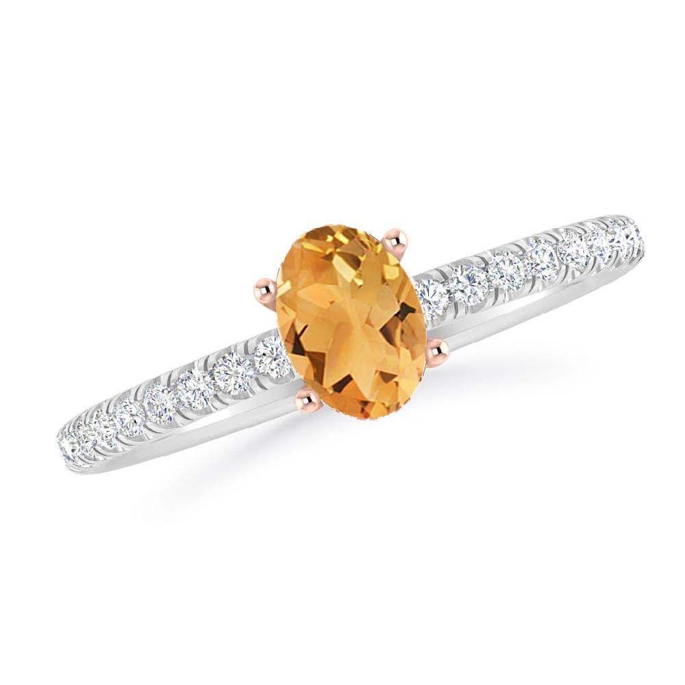 White Gold - Citrine