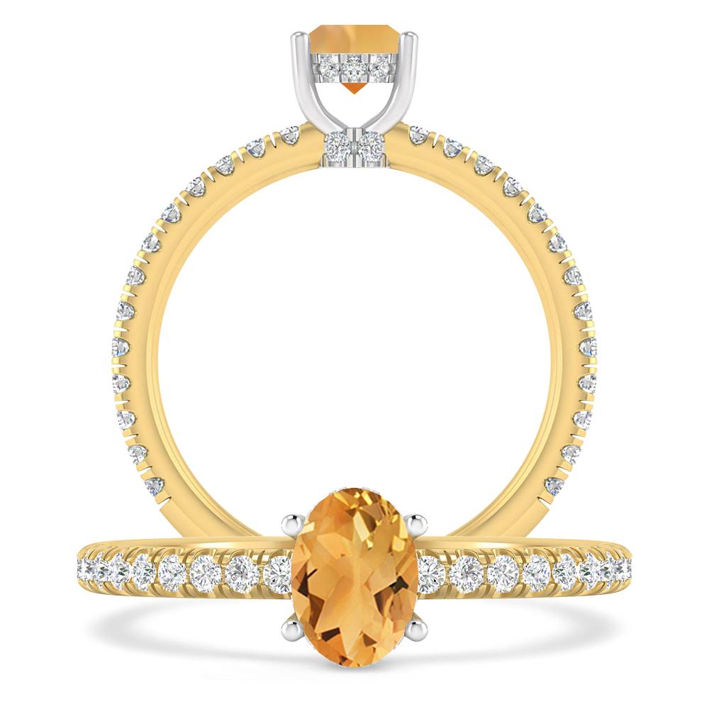 Yellow Gold - Citrine