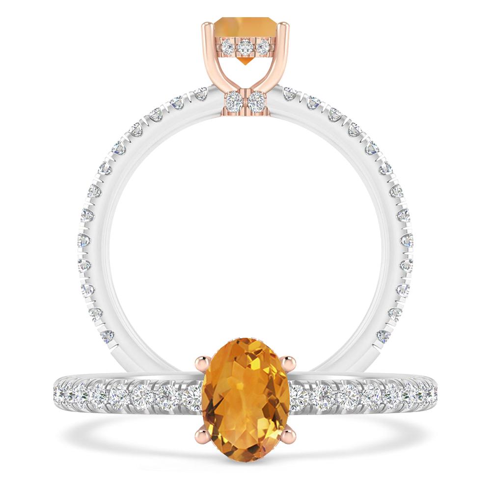 White Gold - Citrine