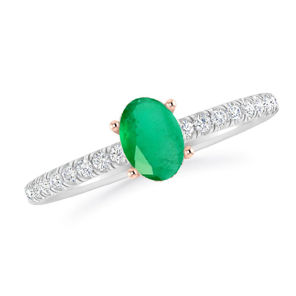 White Gold - Emerald