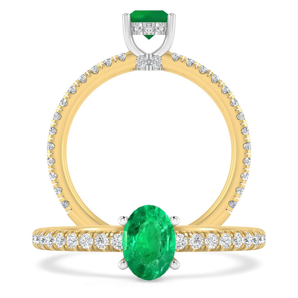 Yellow Gold - Emerald