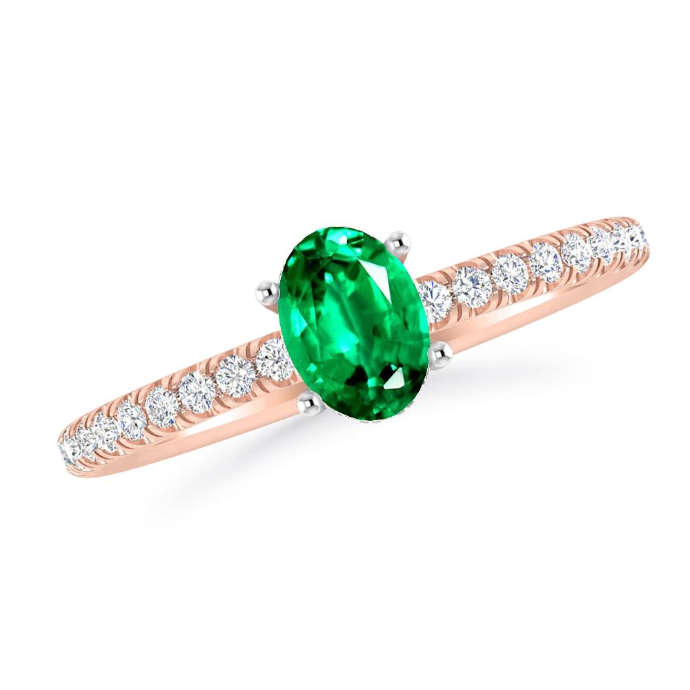 Rose Gold - Emerald