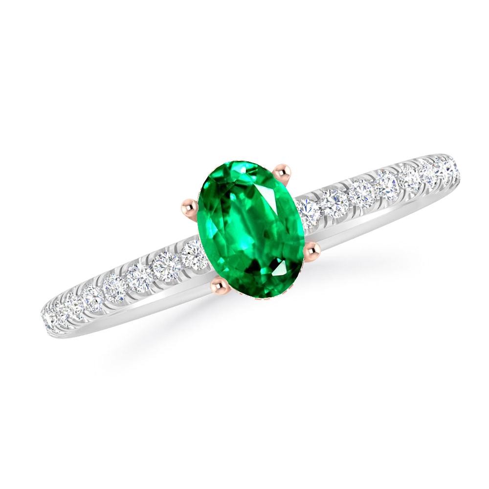 White Gold - Emerald