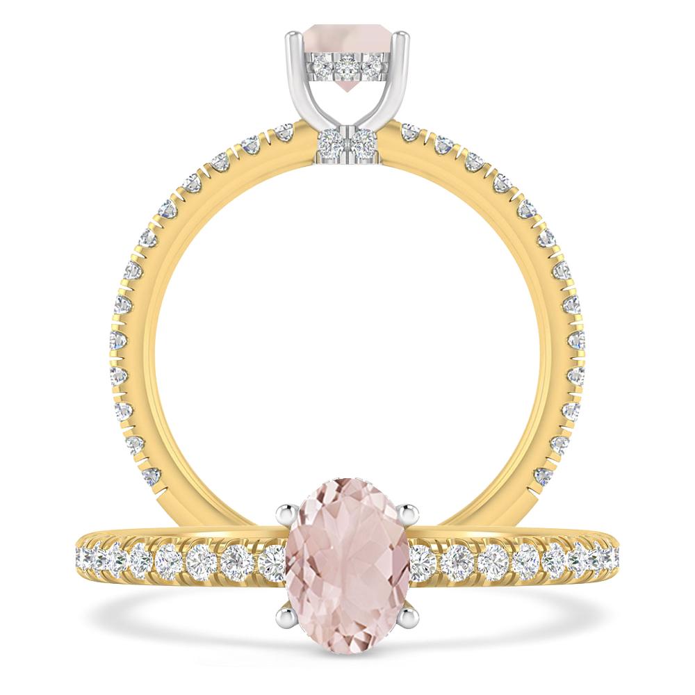 Yellow Gold - Morganite