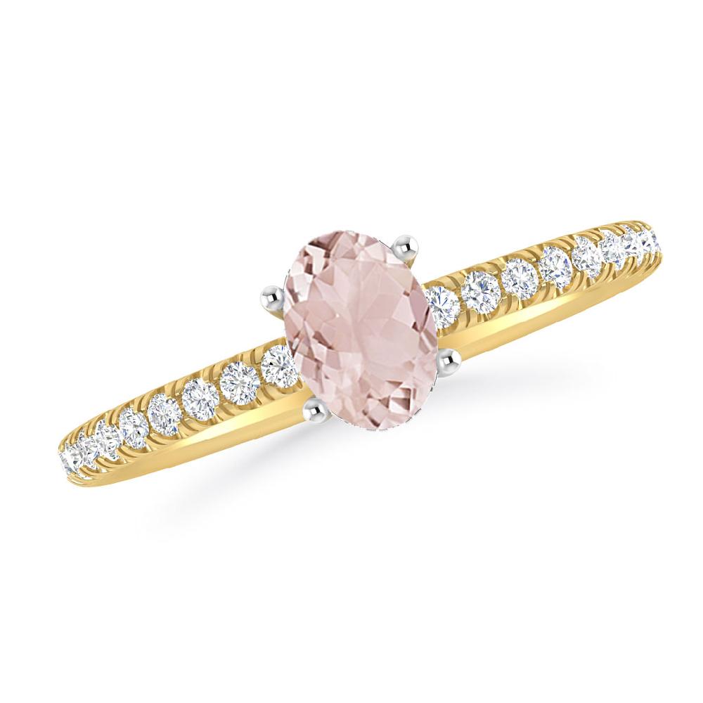 Yellow Gold - Morganite