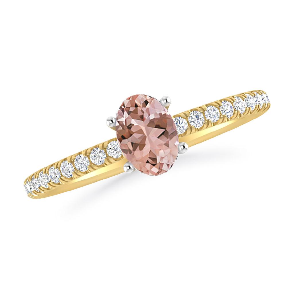 Yellow Gold - Morganite