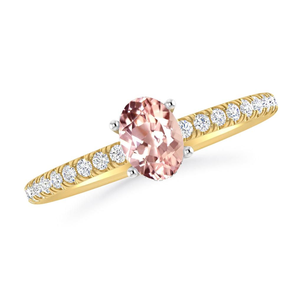 Yellow Gold - Morganite