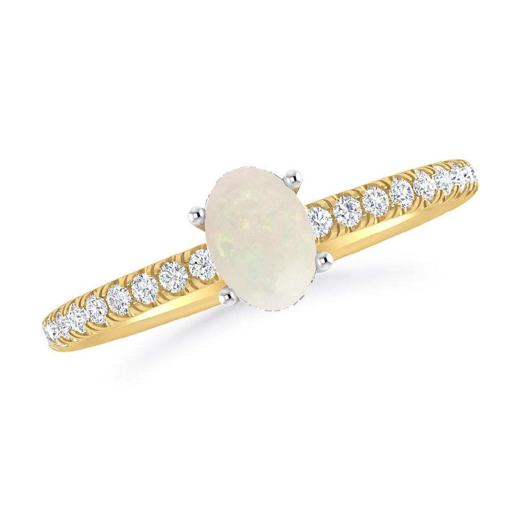 Yellow Gold - Opal