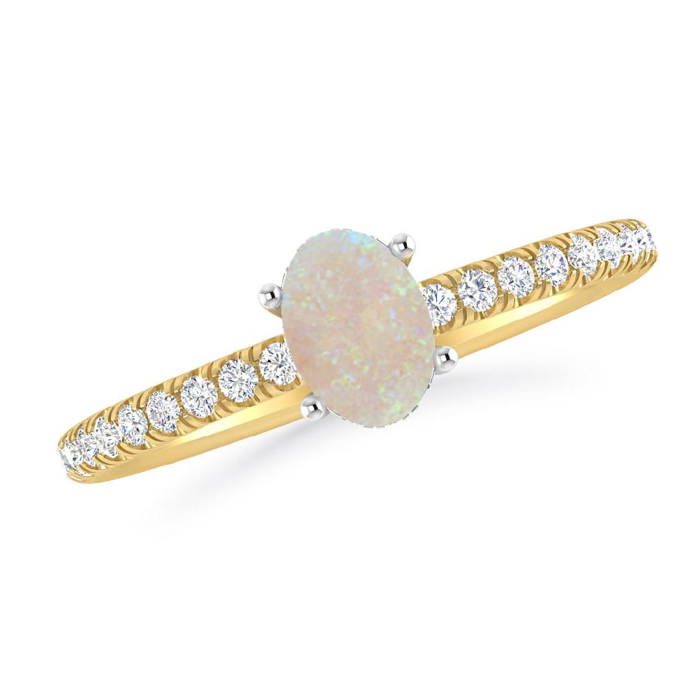 Yellow Gold - Opal