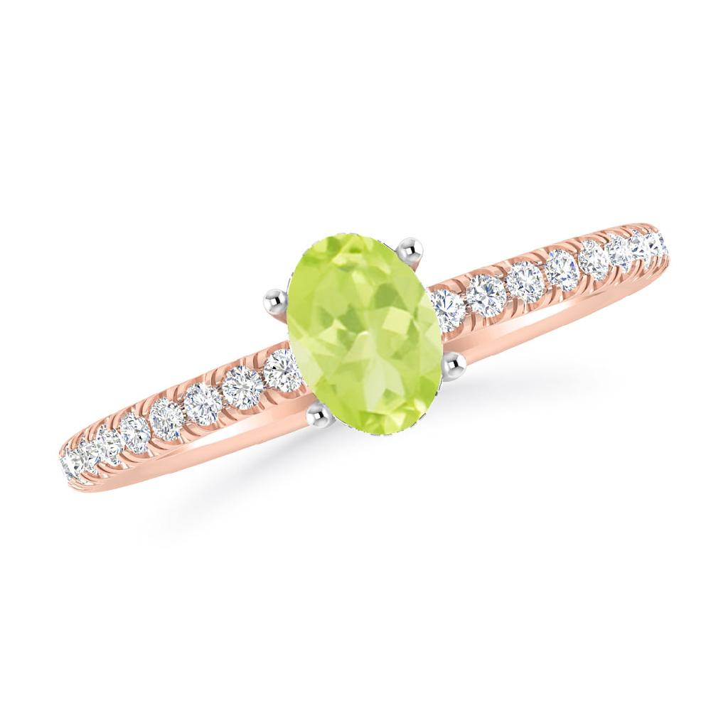 Rose Gold - Peridot