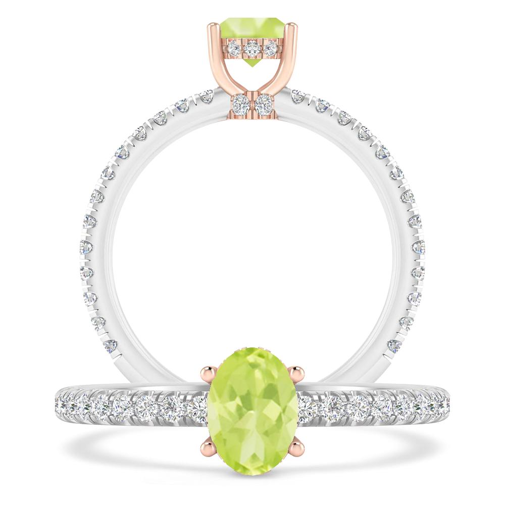 White Gold - Peridot