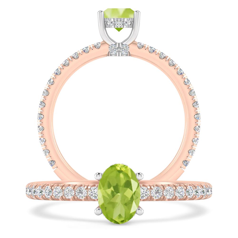 Rose Gold - Peridot