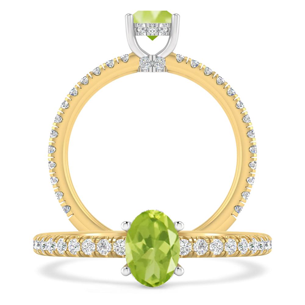 Yellow Gold - Peridot