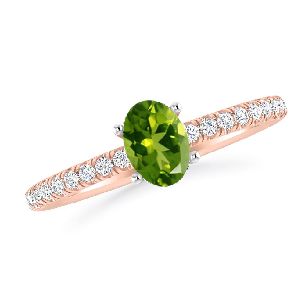 Rose Gold - Peridot