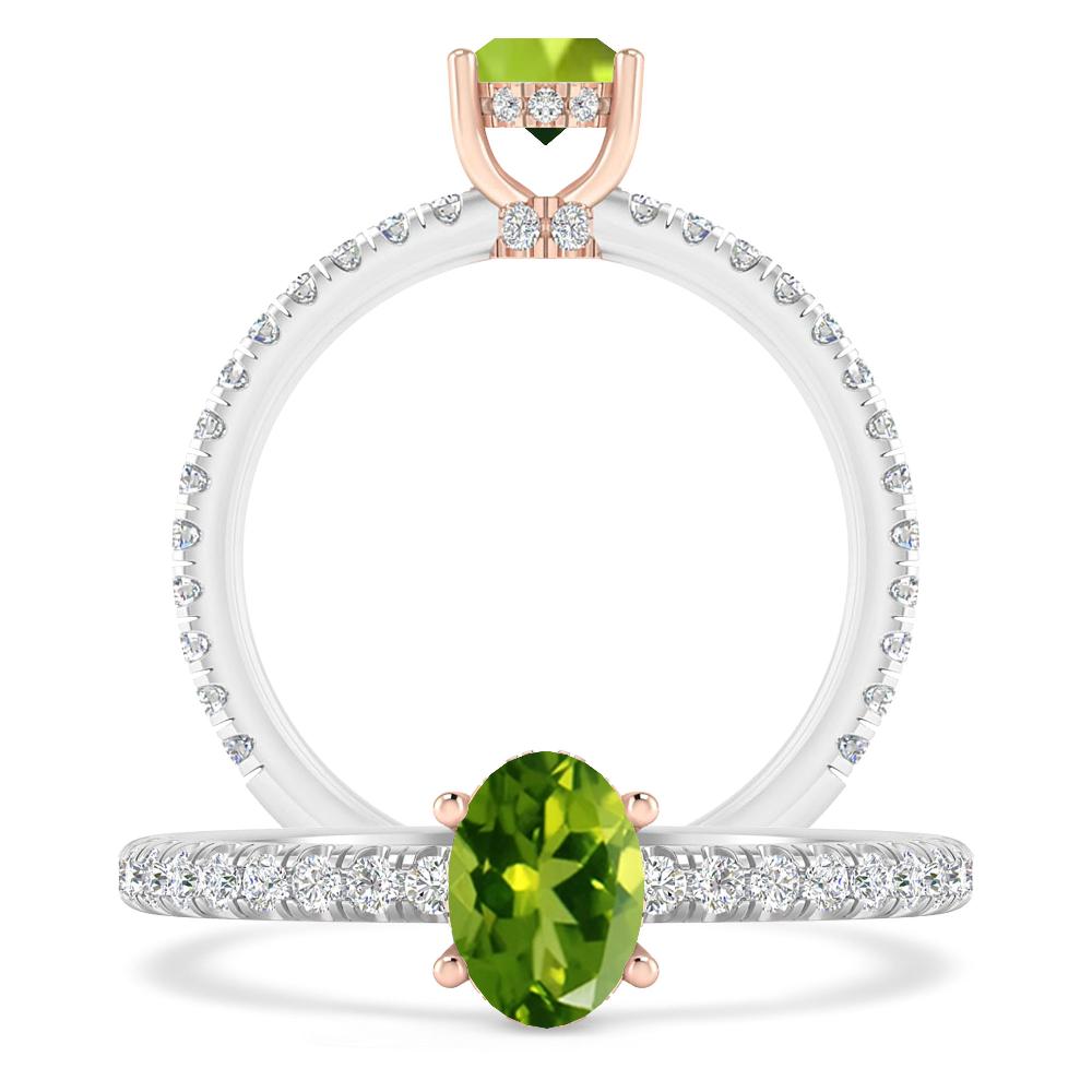 White Gold - Peridot