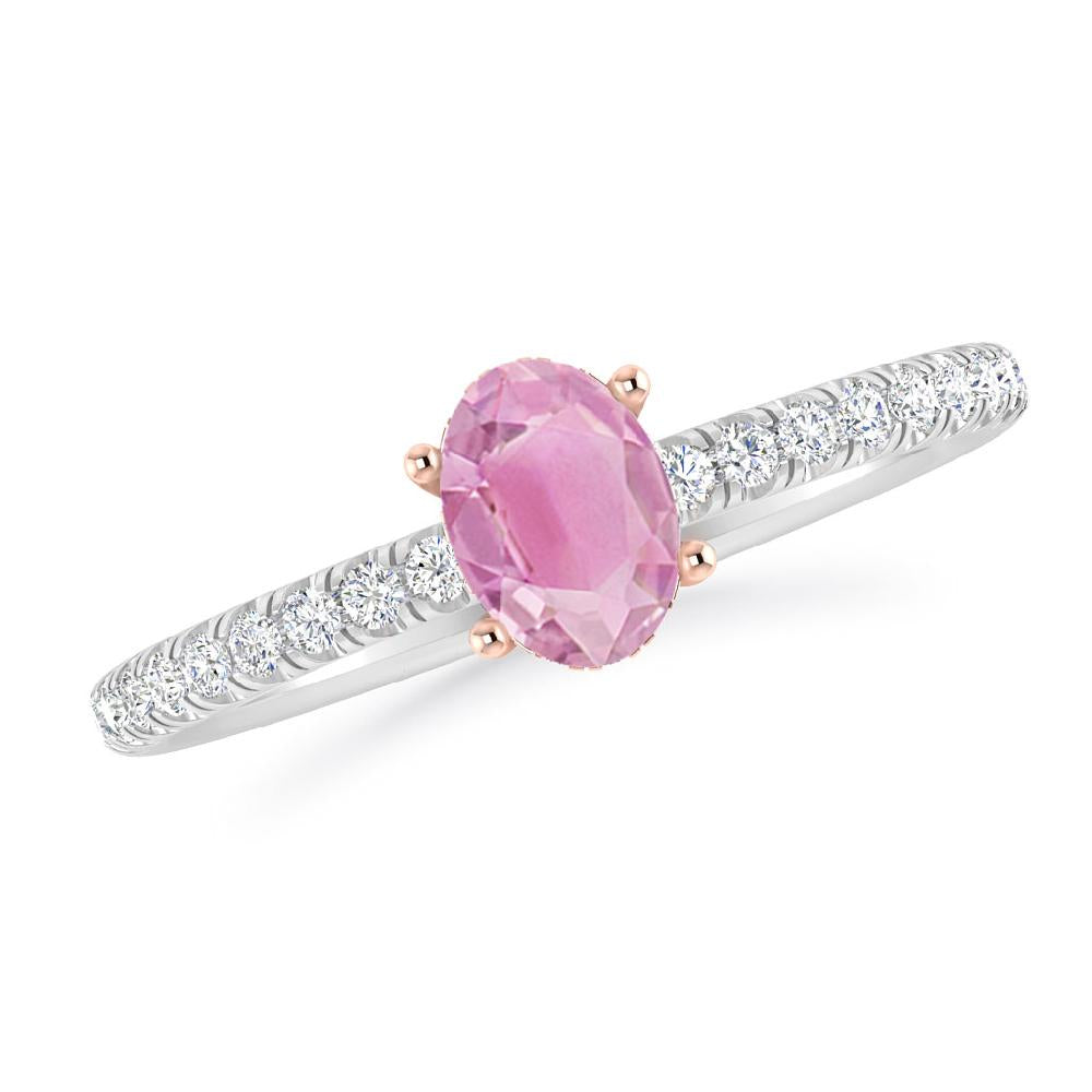 White Gold - Pink Tourmaline