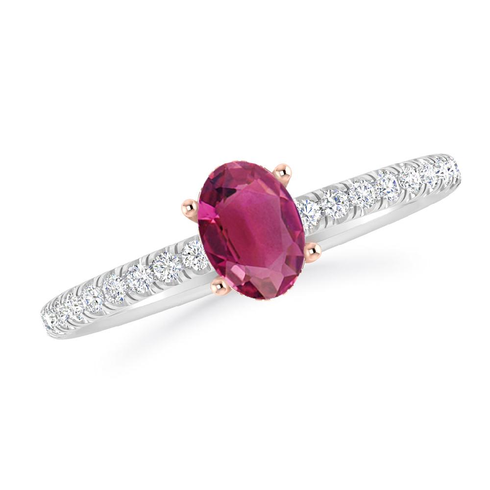 White Gold - Pink Tourmaline