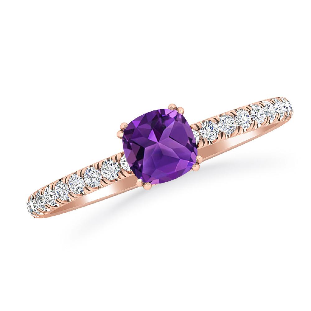 Rose Gold - Amethyst