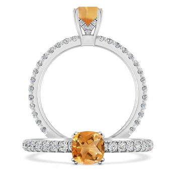 White Gold - Citrine