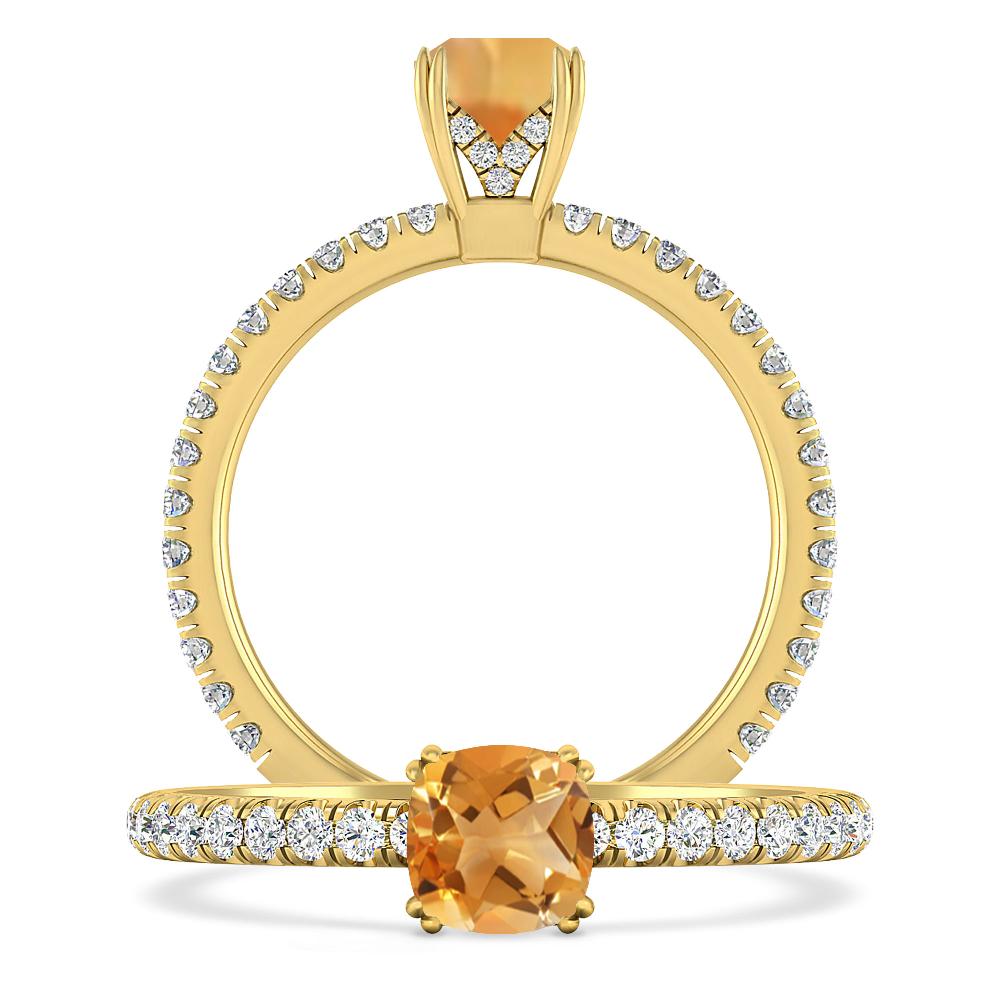 Yellow Gold - Citrine