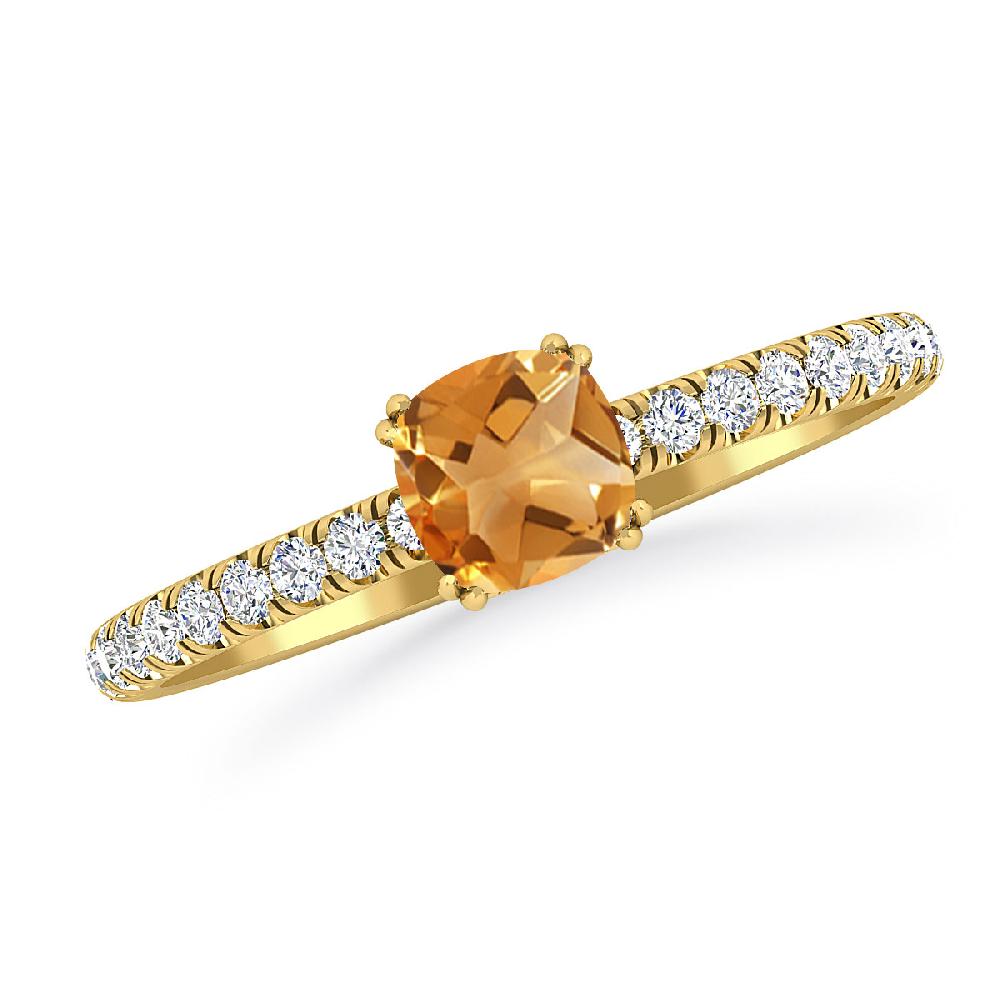 Yellow Gold - Citrine