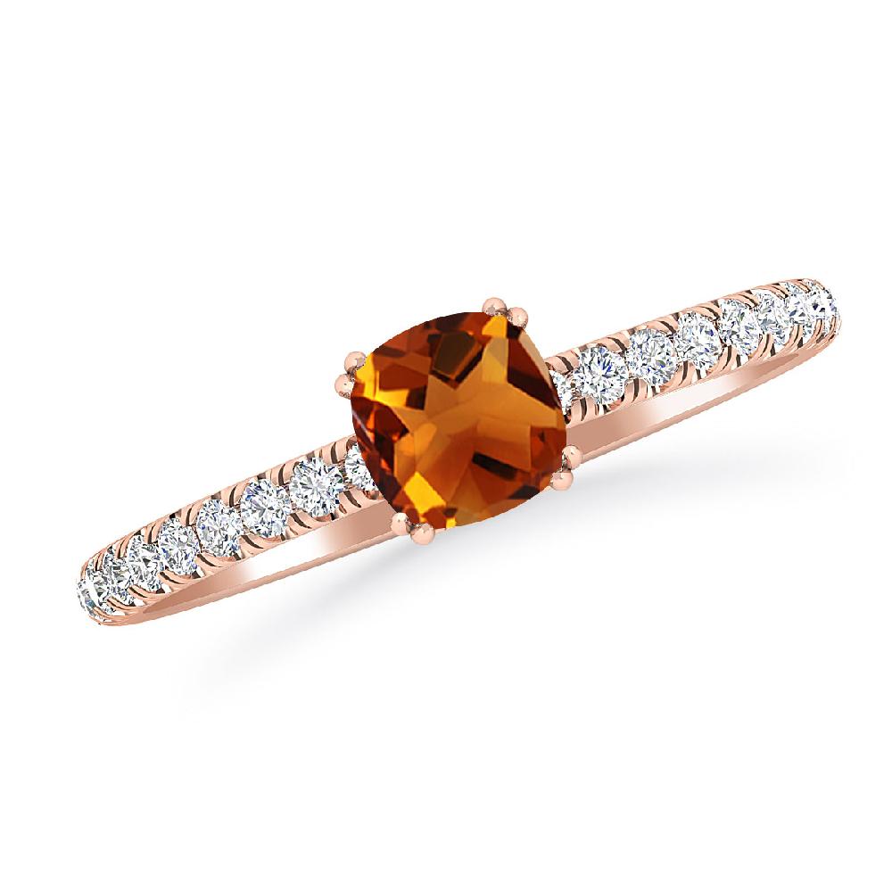 Rose Gold - Citrine