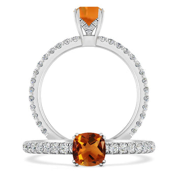 White Gold - Citrine