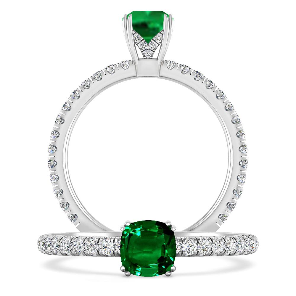 White Gold - Emerald