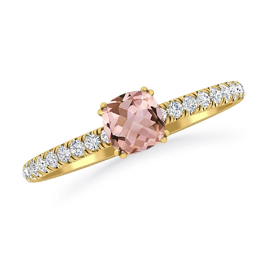 Yellow Gold - Morganite