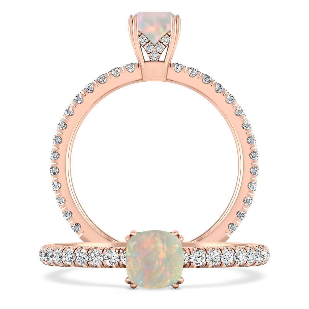 Rose Gold - Opal