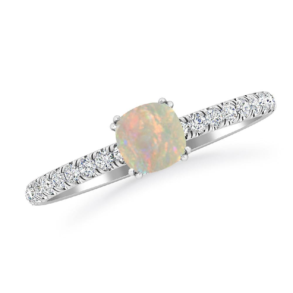 White Gold - Opal