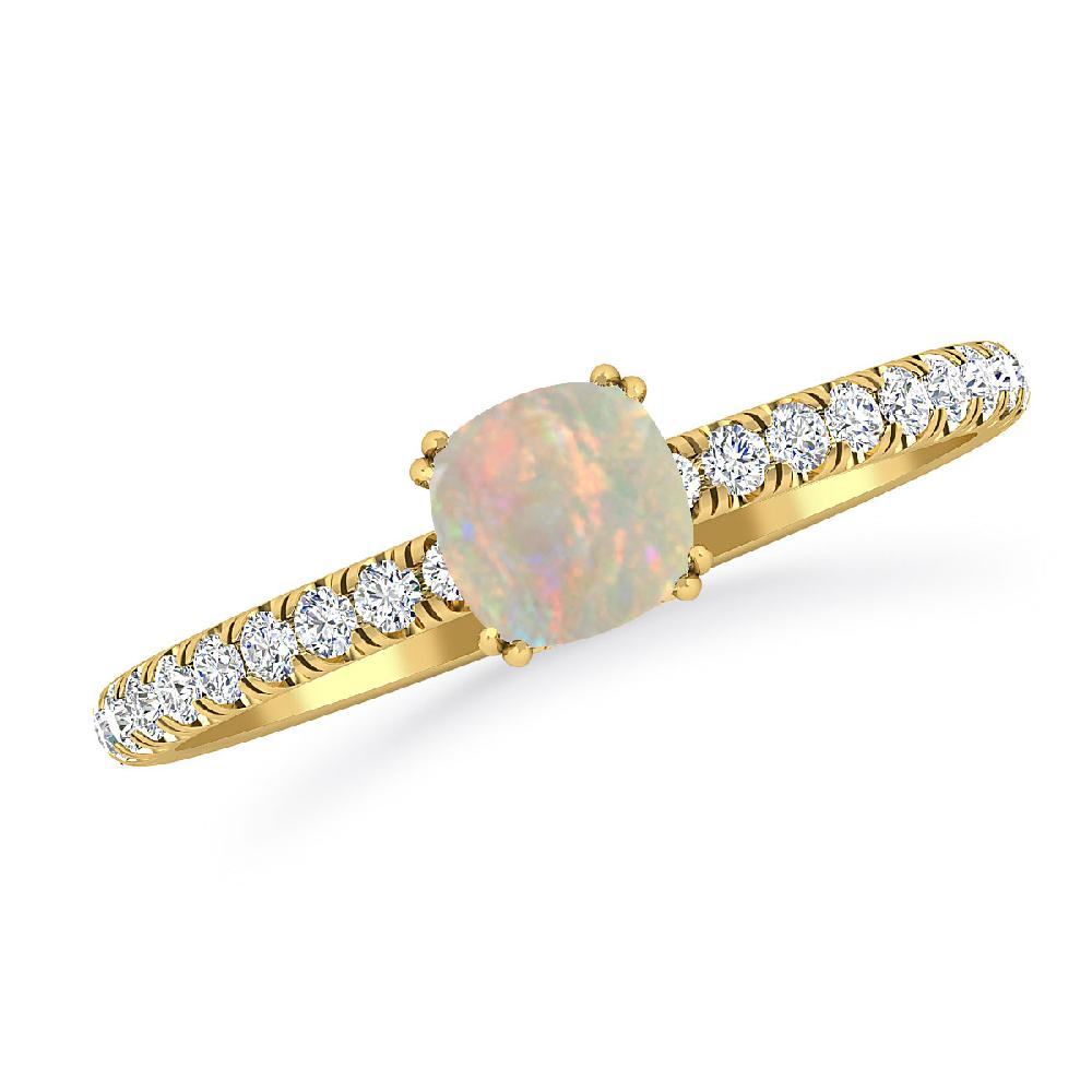 Yellow Gold - Opal