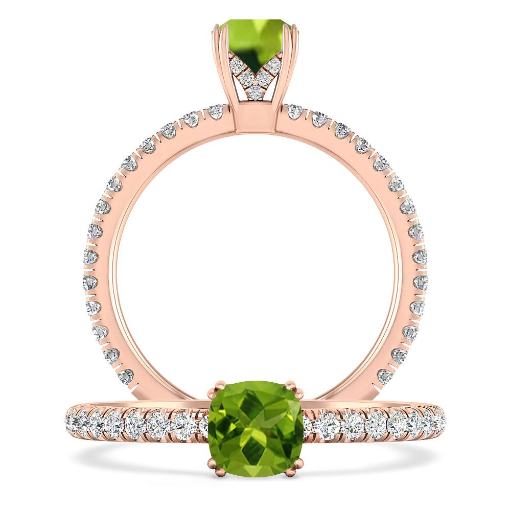 Rose Gold - Peridot