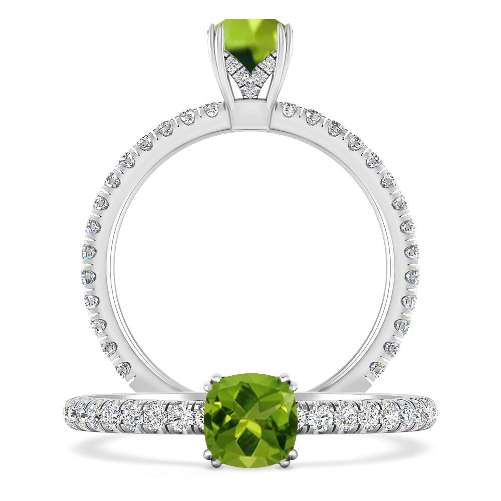 White Gold - Peridot