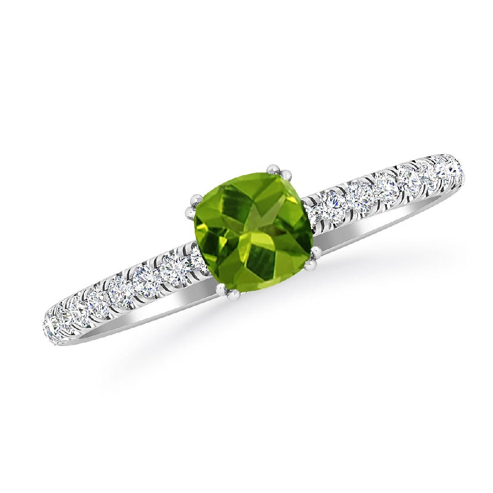 White Gold - Peridot