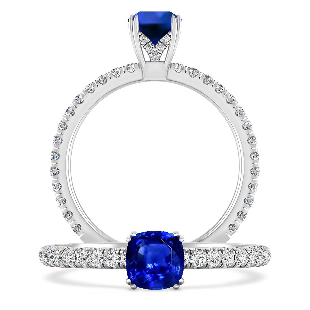 White Gold - Sapphire