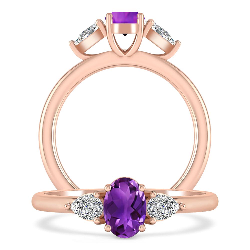 Rose Gold - Amethyst