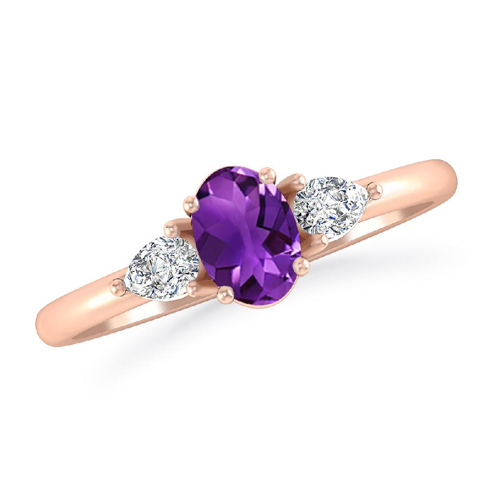 Rose Gold - Amethyst