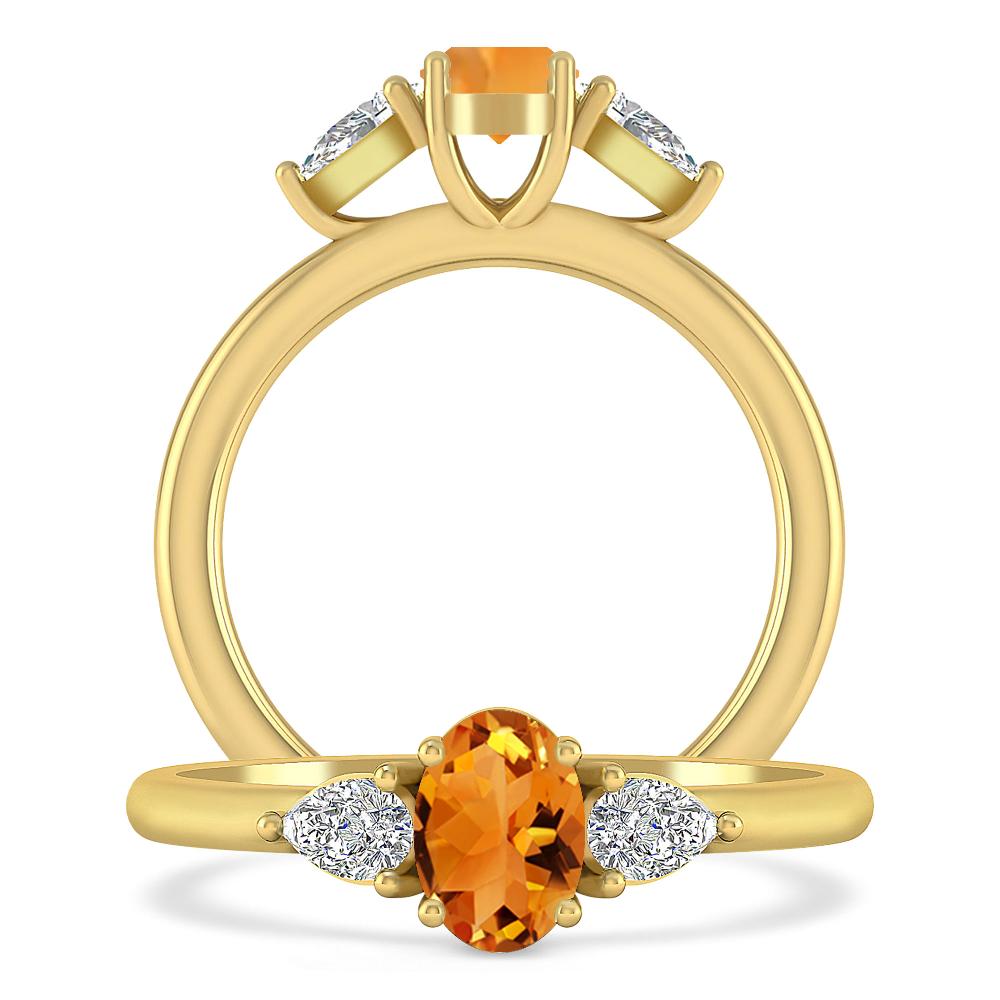 Yellow Gold - Citrine