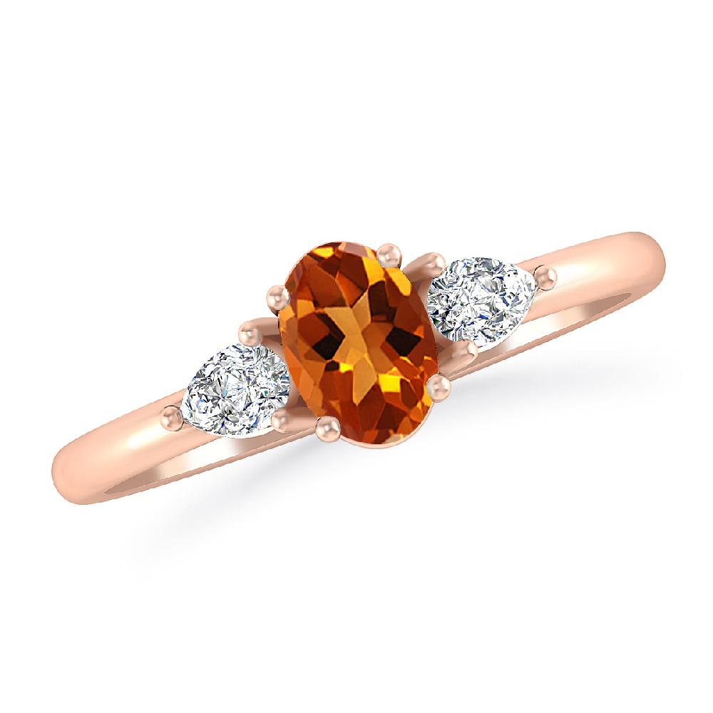 Rose Gold - Citrine