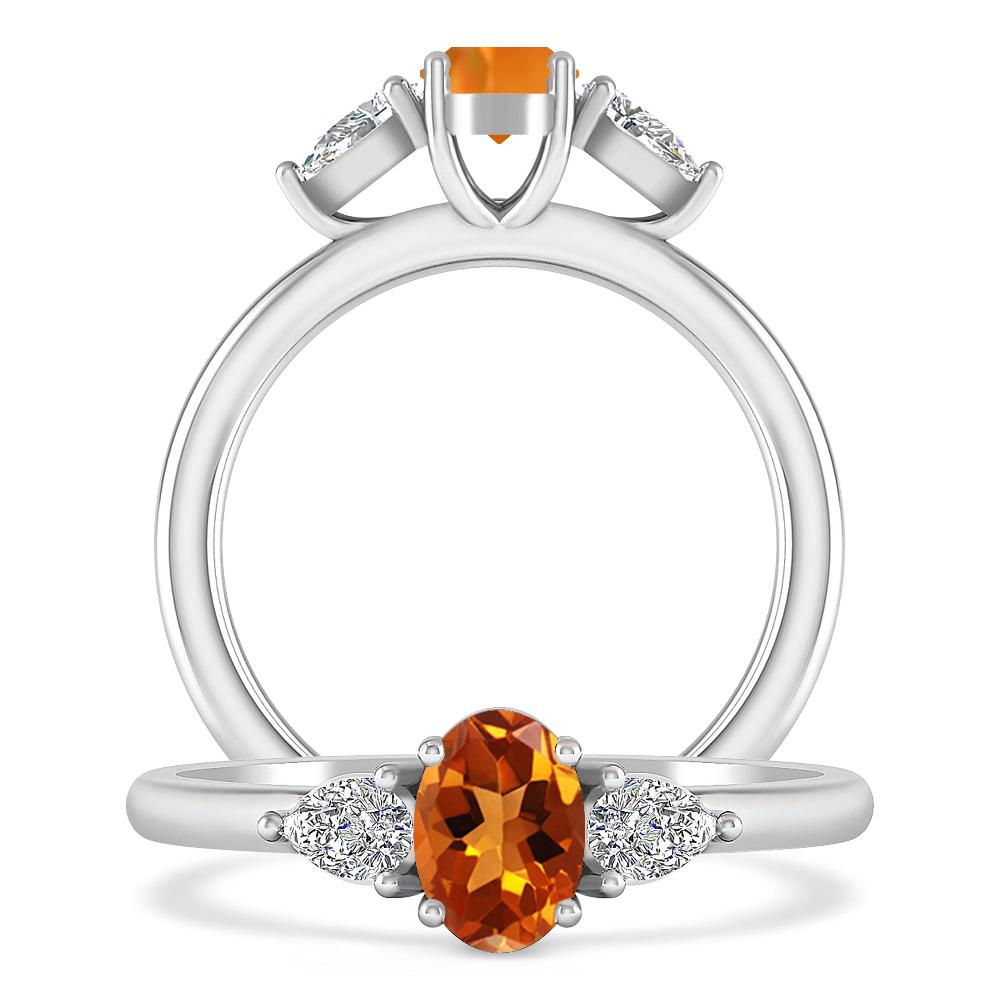 White Gold - Citrine