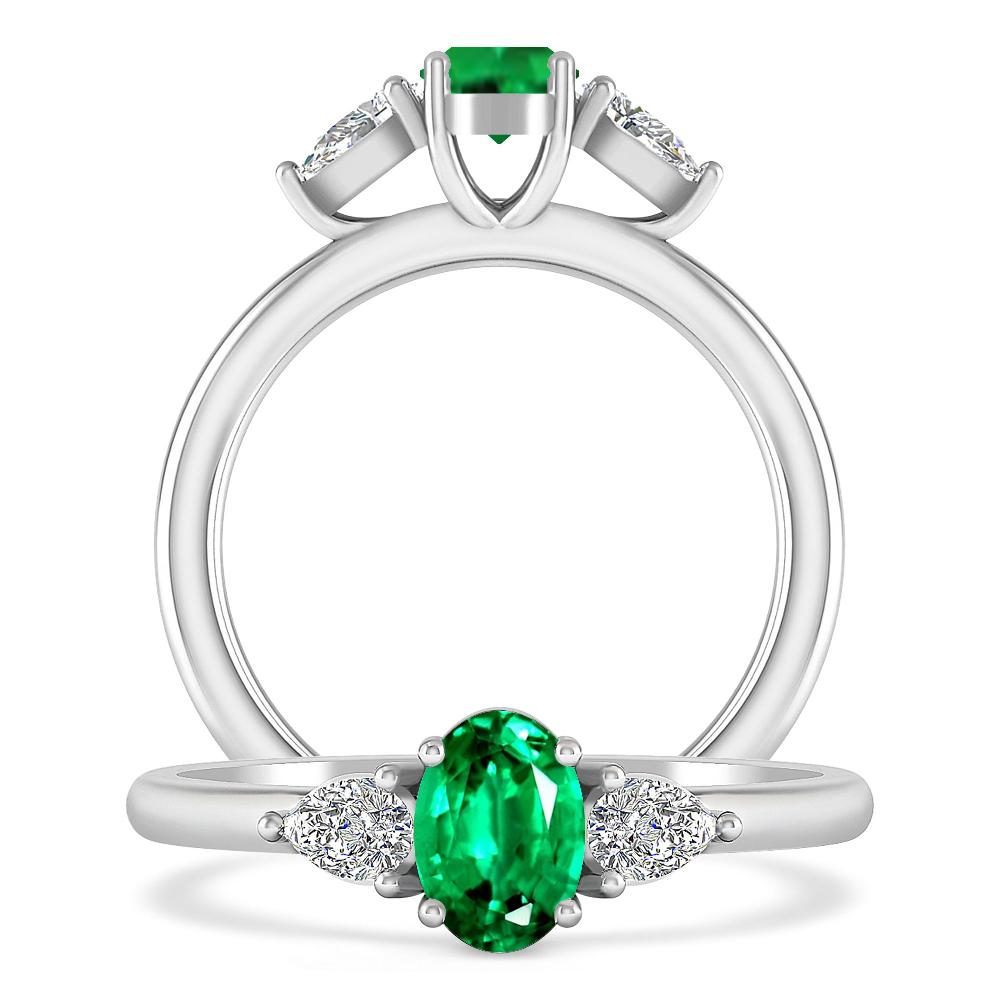 White Gold - Emerald